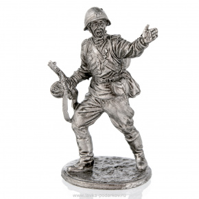 Оловянный солдатик миниатюра "Рядовой Красной Армии", фотография 0. Интернет-магазин ЛАВКА ПОДАРКОВ